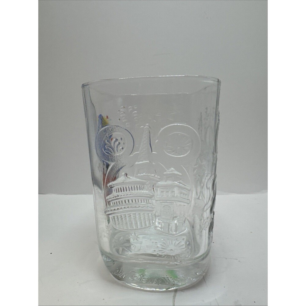 Vintage 2000 McDonalds Mickey Mouse Disney World Parks Millenium 3 Glass Set - Picture 8 of 12